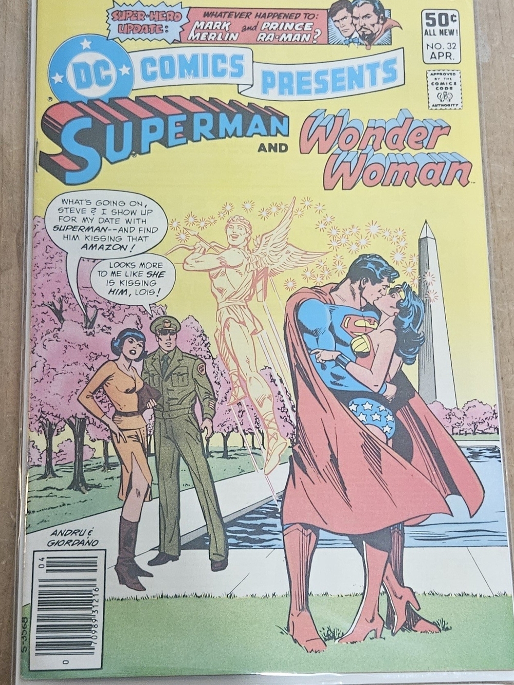 DC COMICS PRESENTS #32 1ST SUPERMAN WONDER WONDER KISS 1ST APP OF EROS 1981